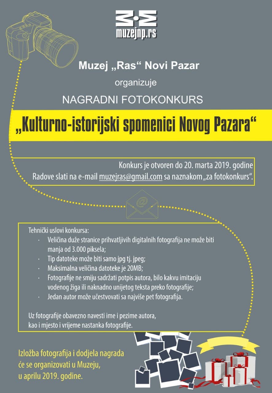 Nagradni fotokonkurs „Kulturno-istorijski spomenici Novog Pazara“