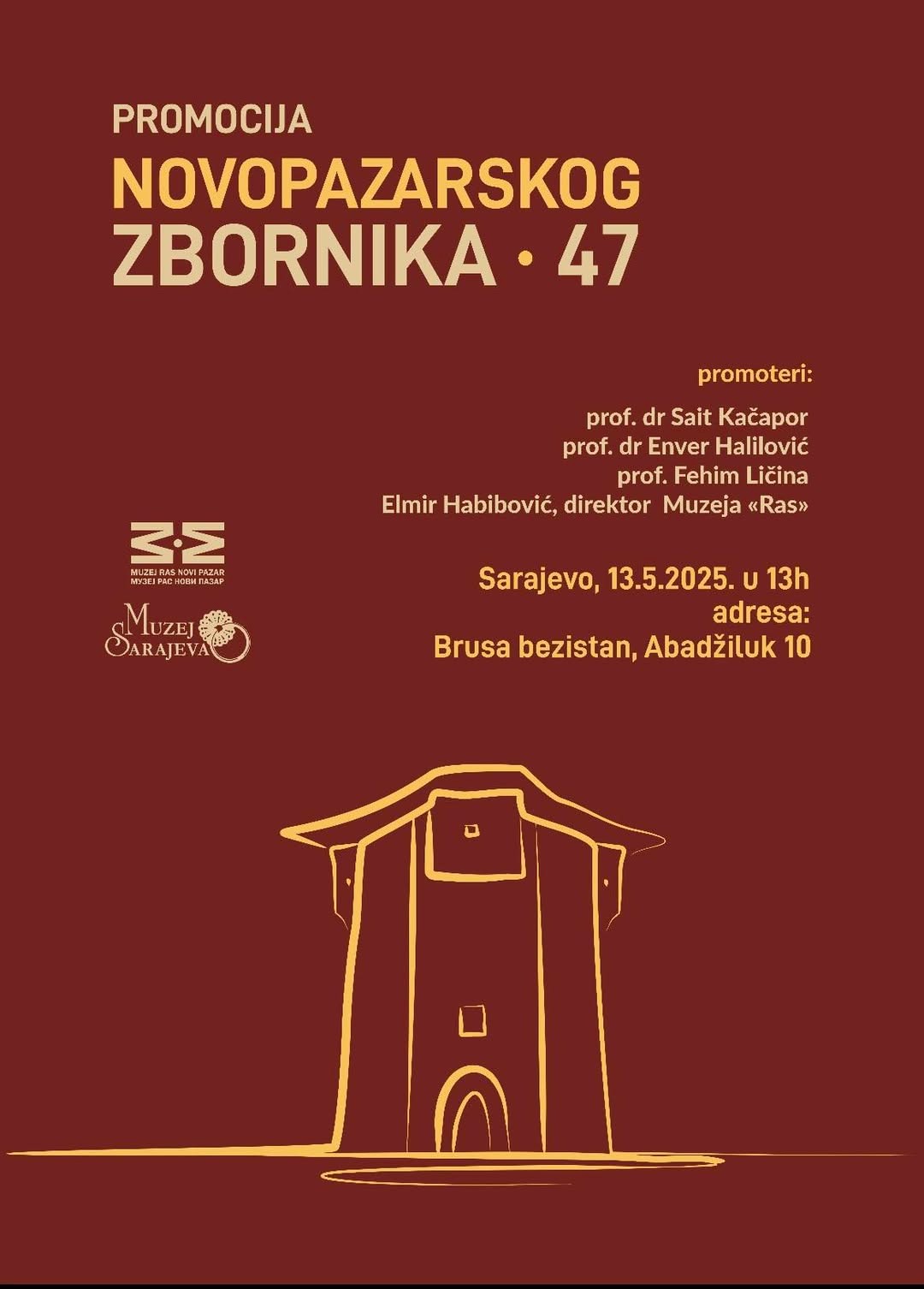 Promocija Novopazarskog zbornika br. 47 u Brusa bezistanu!